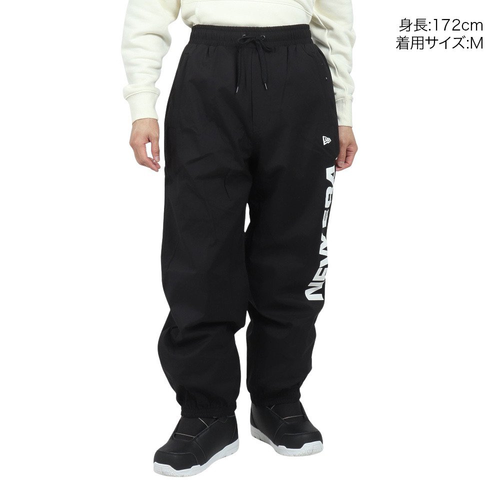 ニューエラ（NEW ERA）（メンズ、レディース）スノートラックパンツ NEW ERA SNOWBOARDING ワードマークロゴ 14380228