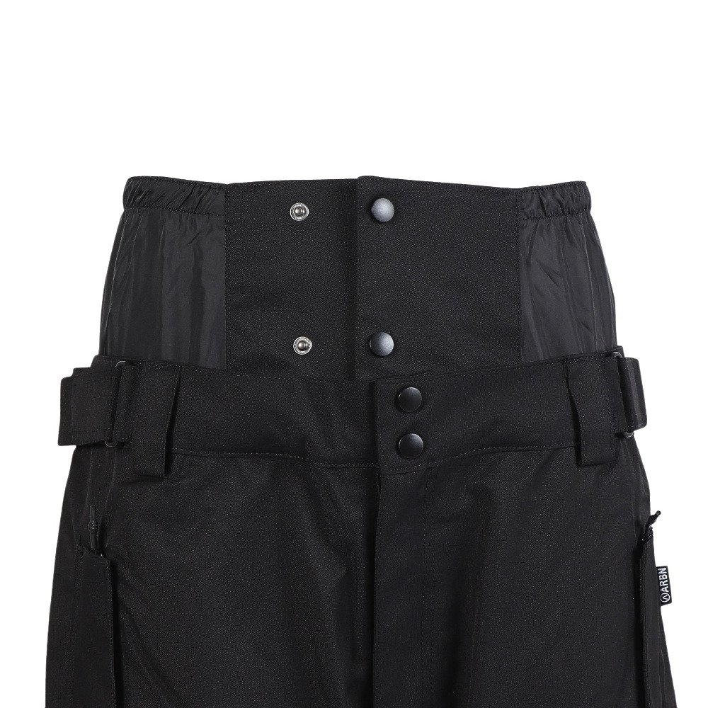 エアボーン（ARBN）（メンズ）ボードウェア PLAIN パンツ TS ABP15122 BLACK
