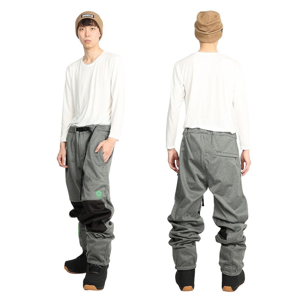 セッションズ（SESSIONS）（メンズ）スノーボード ボードウェア パンツ BRACKET JOGGER パンツ SSFW210011 グレー