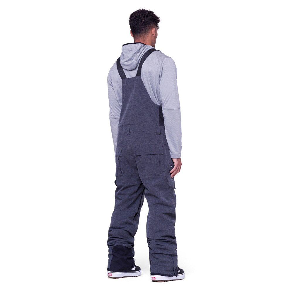 686（686）（メンズ）スノーボード ウェア ビブパンツ HOT LAP INSULATED BIB PANT M2W211-BLKD