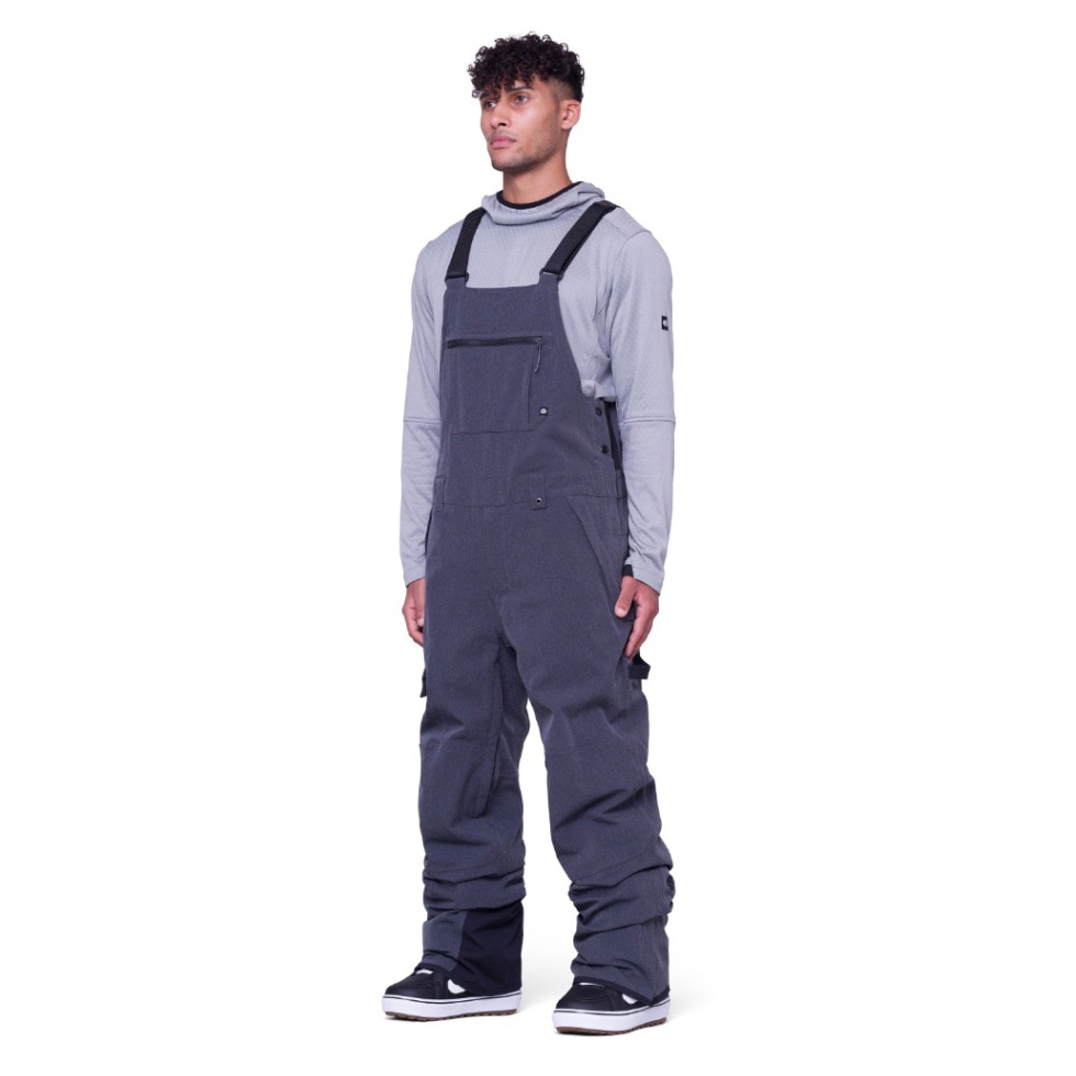 686（686）（メンズ）スノーボード ウェア ビブパンツ HOT LAP INSULATED BIB PANT M2W211-BLKD