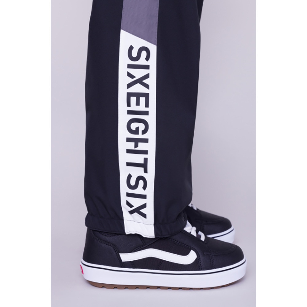 686（686）（メンズ）スノーボード ウェア パンツ WATERPROOF TRACK PANT M2WCST05-BLCB