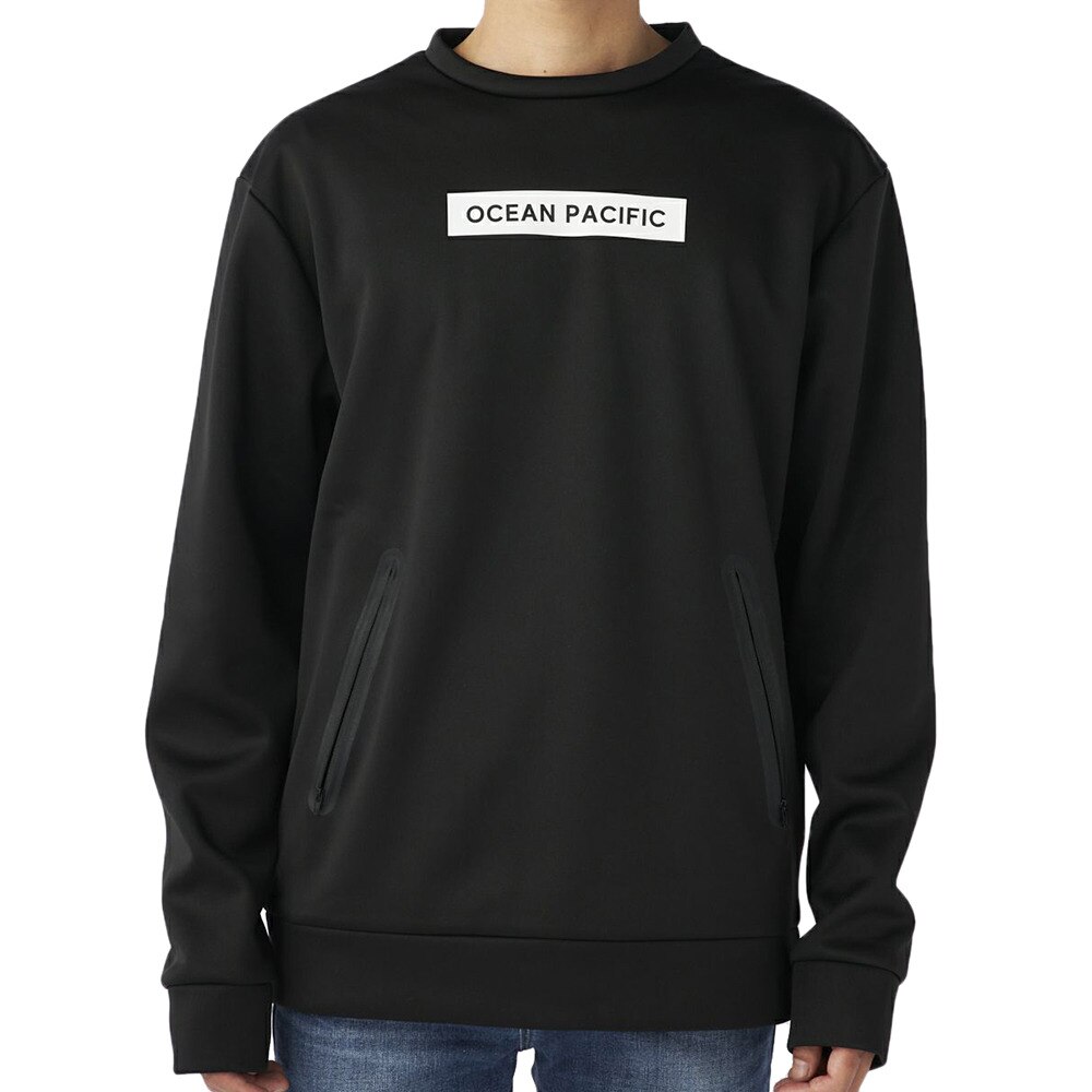 オーシャンパシフィック（Ocean Pacific）（メンズ、レディース）スウェット 撥水 ボンディングクルーネック 543001BLK
