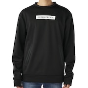 オーシャンパシフィック(Ocean Pacific)(メンズ、レディース)スウェット 撥水 ボンディングクルーネック 543001BLK