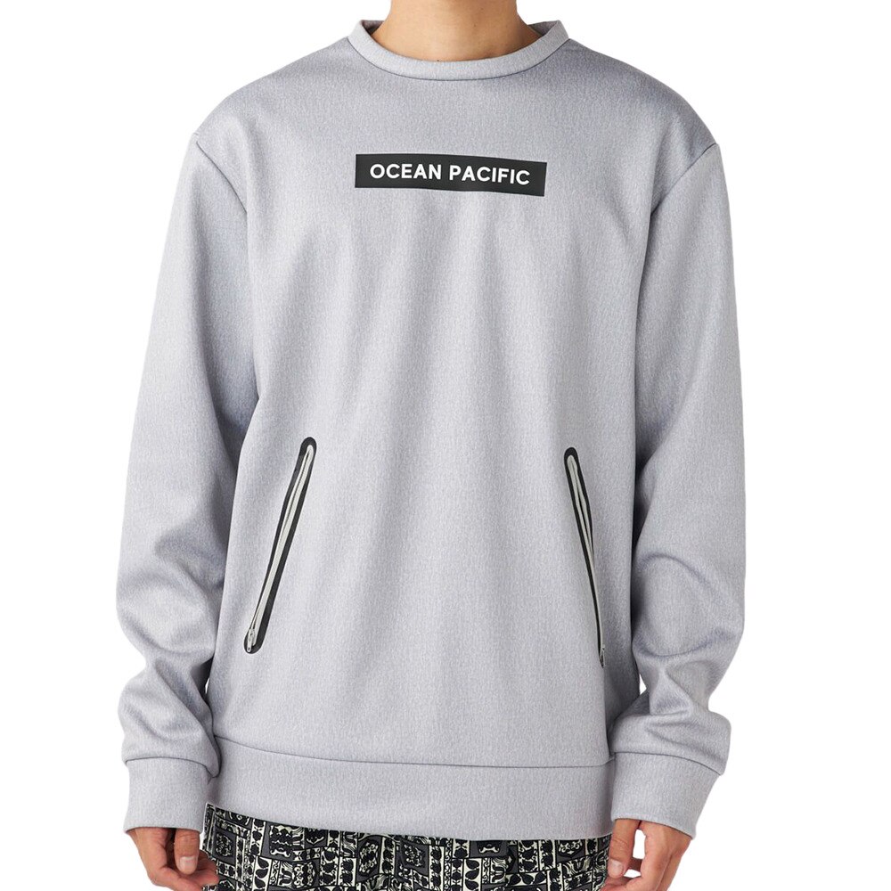オーシャンパシフィック（Ocean Pacific）（メンズ、レディース）スウェット 撥水 ボンディングクルーネック 543001GRH