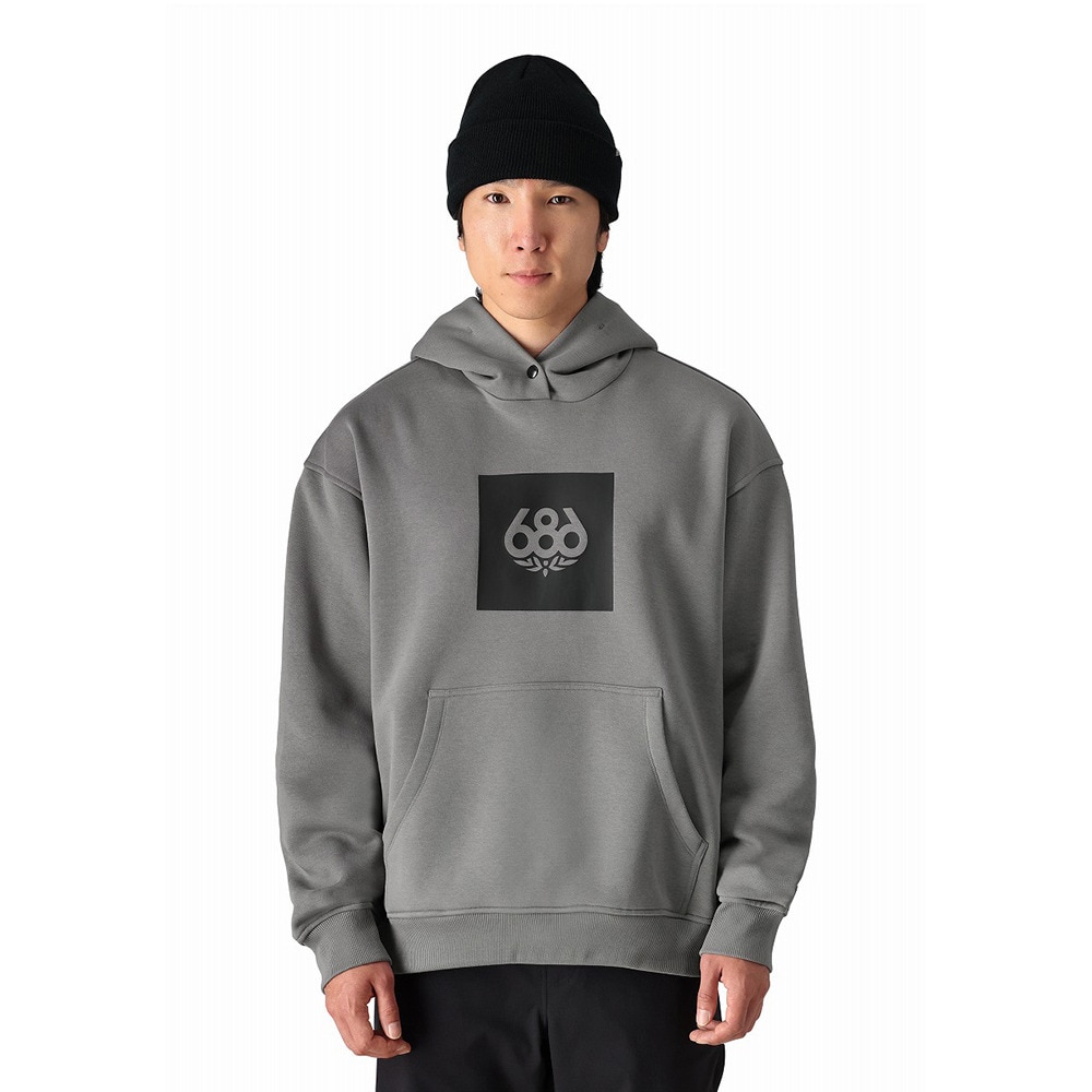 686（686）（メンズ）KNOCKOUT PREMIUM HEAVYWEIGHT プルオーバー フーディ M4WNFLC192-GREY