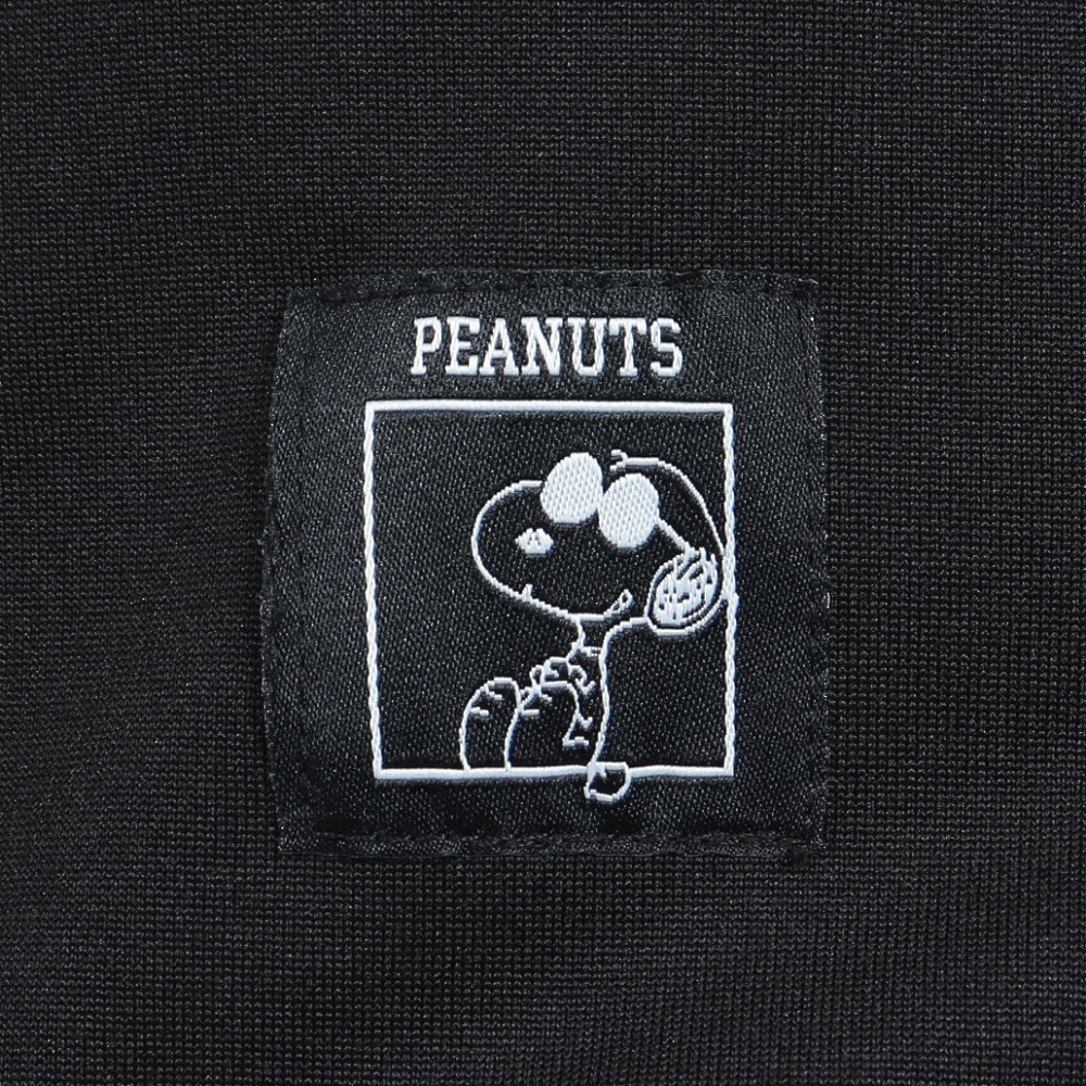 ベスプ（VESP）（メンズ）スノーボード ボードウェア スウェット PEANUTS COLLABORATION SNOOPY CREW SNMS2022 BK スヌーピー コラボ ポケット付き ブラック