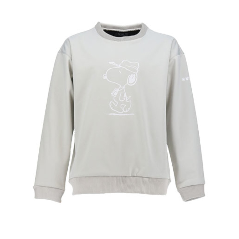 ベスプ（VESP）（メンズ）PEANUTS COLLABORATION SNOOPY CREW クルーネック 防水 SNMS2022 IV アイボリー スヌーピー コラボ ポケット付き