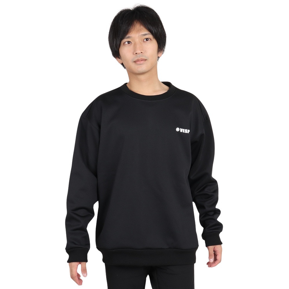 ベスプ（VESP）（メンズ）防水 クルーネック スウェット Four S Bonding Crew VPMS2032BK