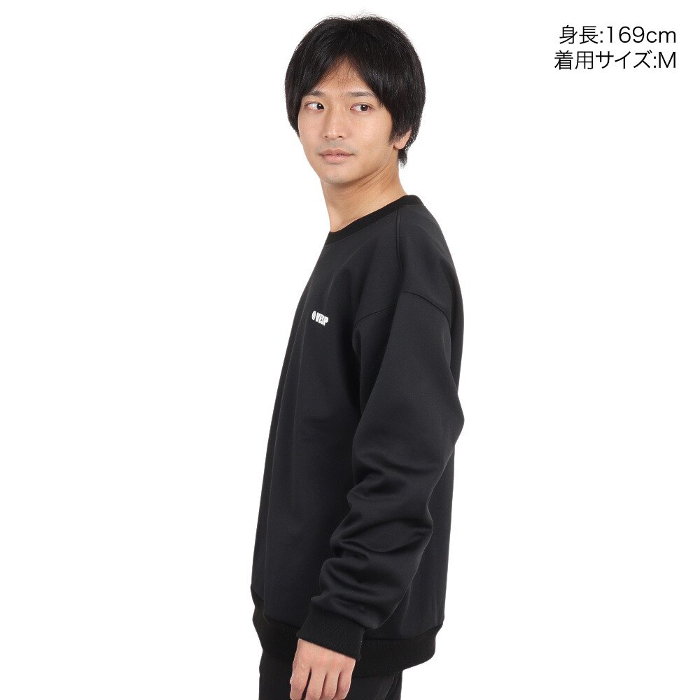 ベスプ（VESP）（メンズ）防水 クルーネック スウェット Four S Bonding Crew VPMS2032BK