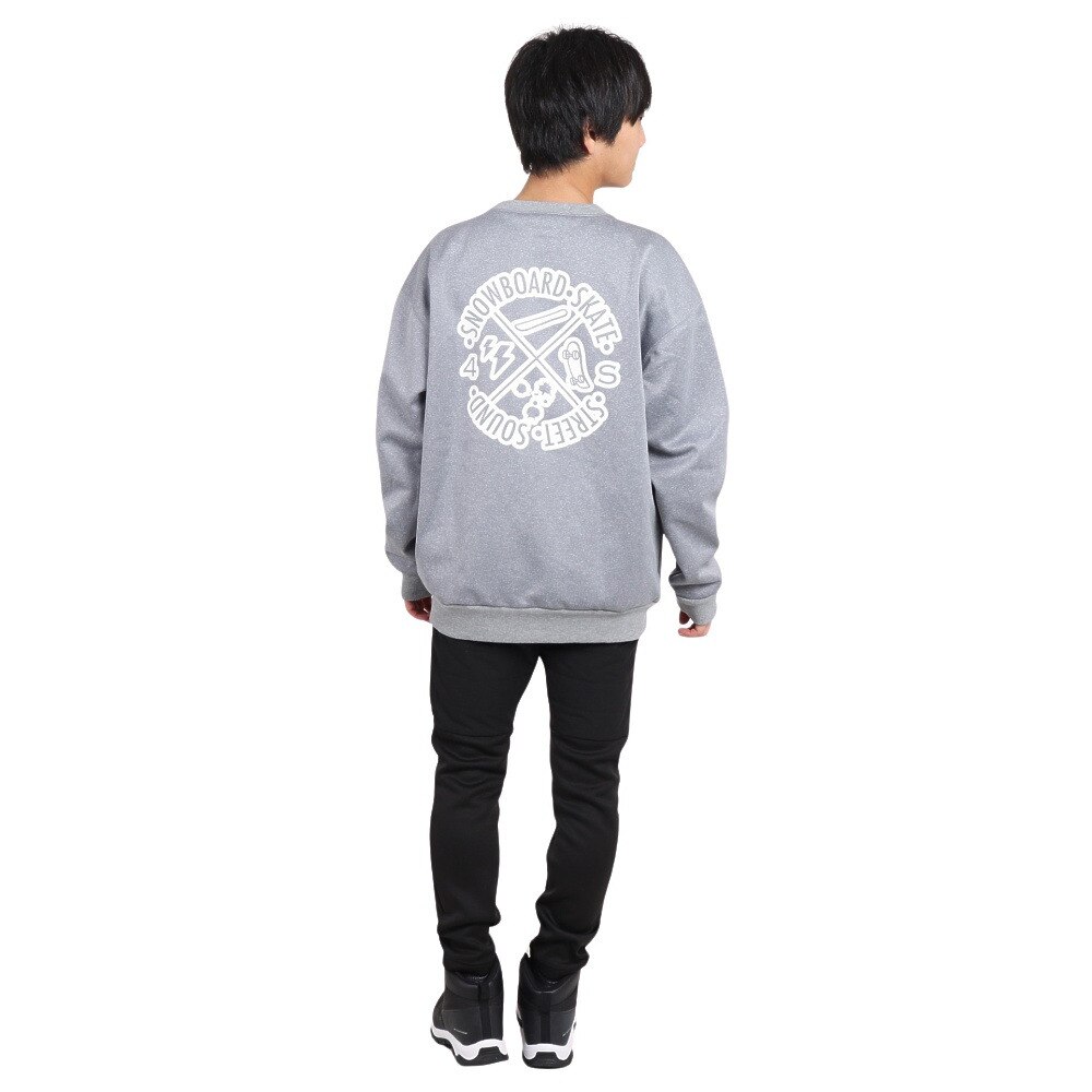 ベスプ（VESP）（メンズ）防水 クルーネック スウェット Four S Bonding Crew VPMS2032GR