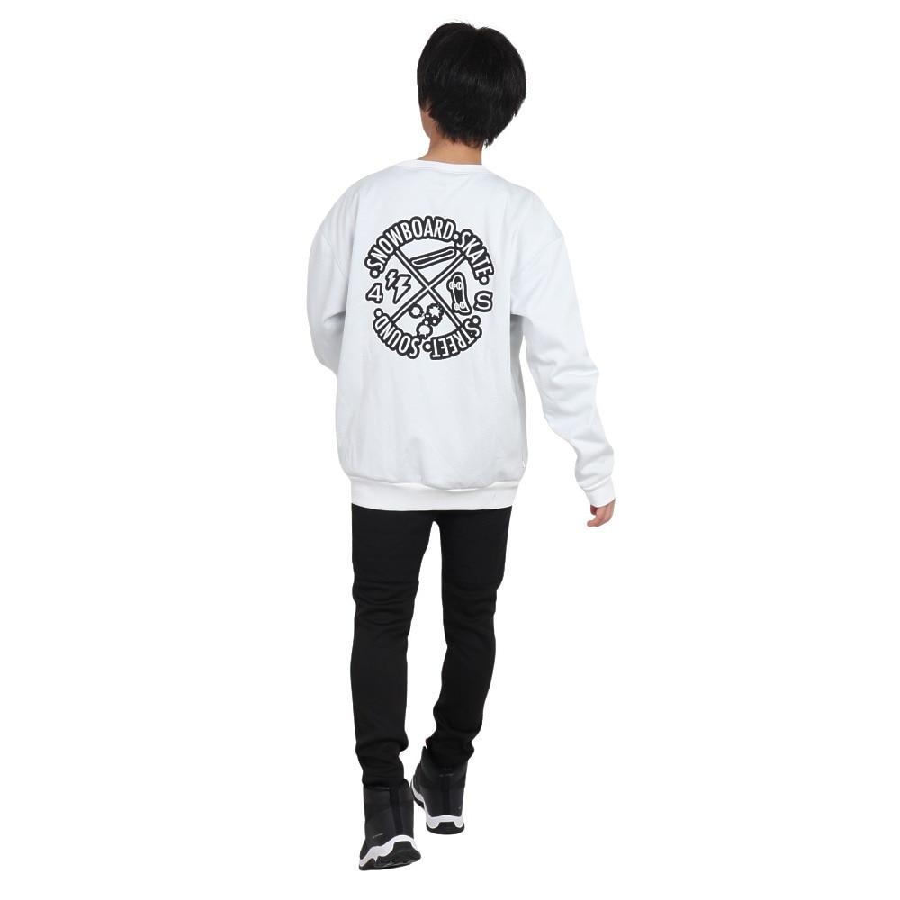 ベスプ（VESP）（メンズ）防水 クルーネック スウェット Four S Bonding Crew VPMS2032WH