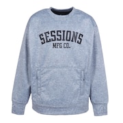 セッションズ（SESSIONS）（メンズ）ボードウエア DWR フリース クルー 23010238 GRY