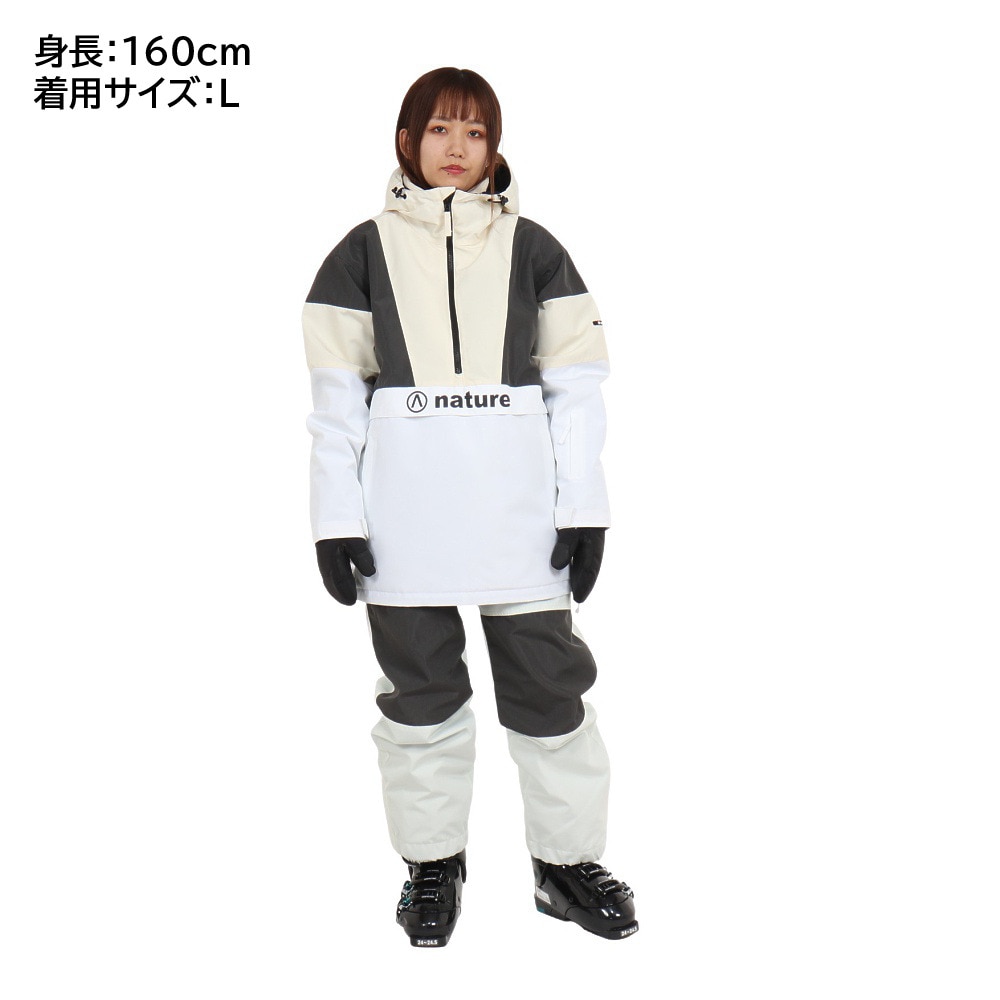 エアボーン（ARBN）（レディース）スキーウェア ボードウェア 上下セット セットアップ レディース ベージュ 23 PULLOVER-L SUIT AB33WW1411 BEG