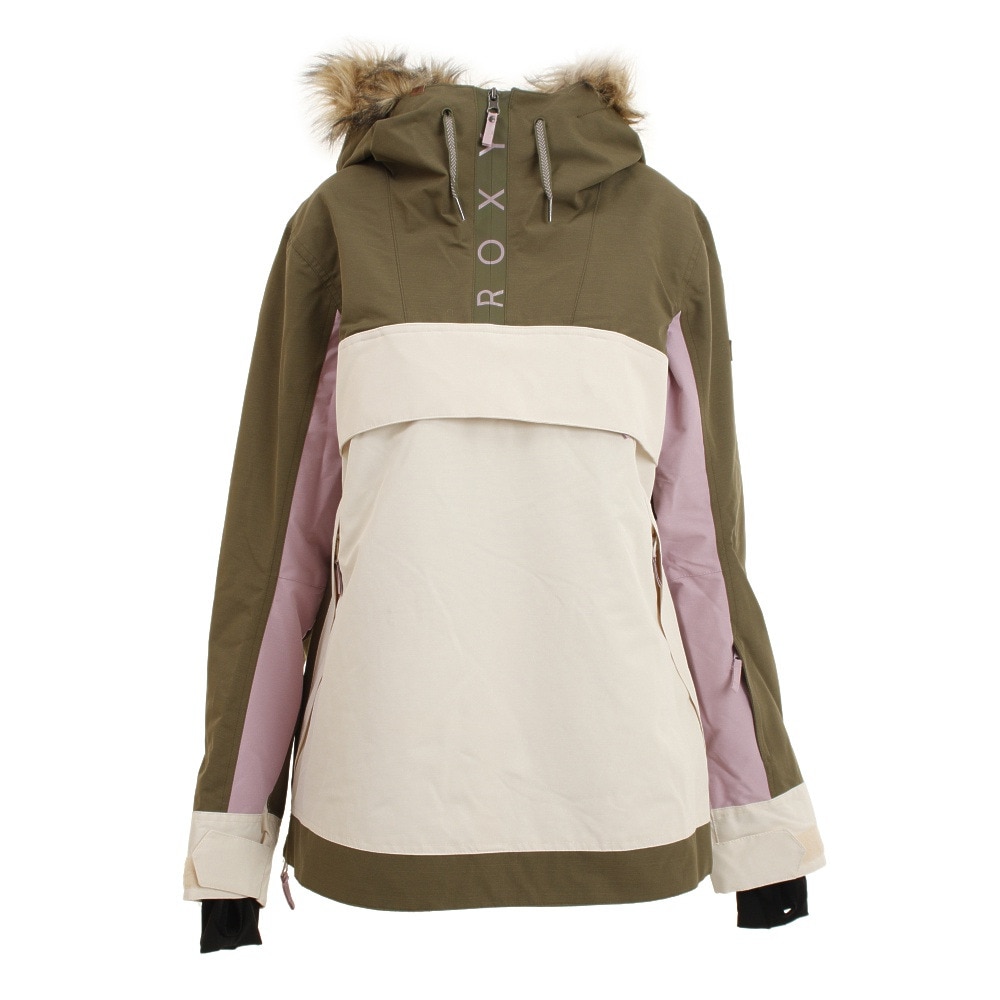 人気商品】ロキシー レディース スノーボードウェア 総柄 プリントロゴ