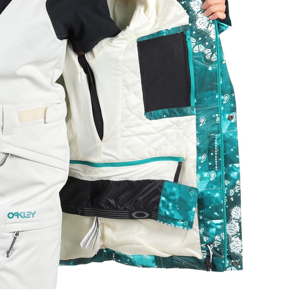 オークリー（OAKLEY）（レディース）22-23 スノーボードウェア Tc Aurora Rc Insulated ジャケット FOA500278-9N4