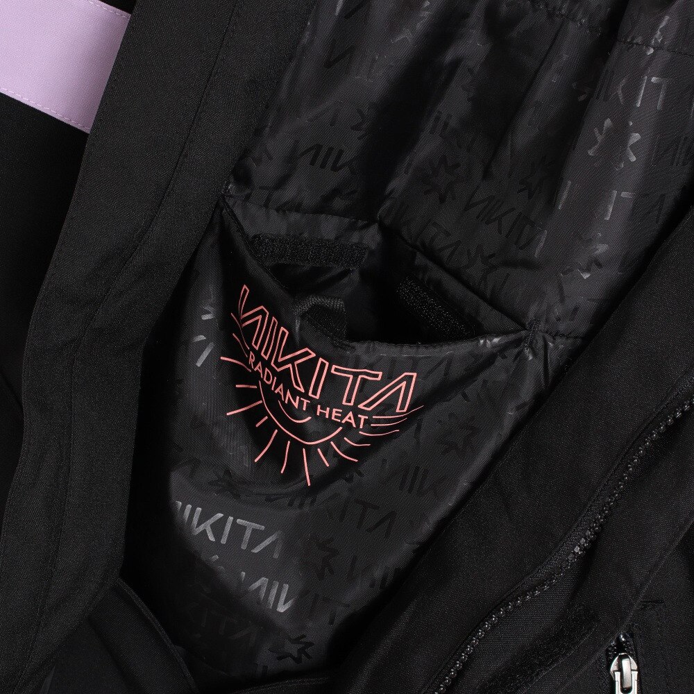 NIKITA（レディース）ボードウェア ジャケット KOA JACKET NKT22JK002-BLK ブラック 防水 スキー スノーボード