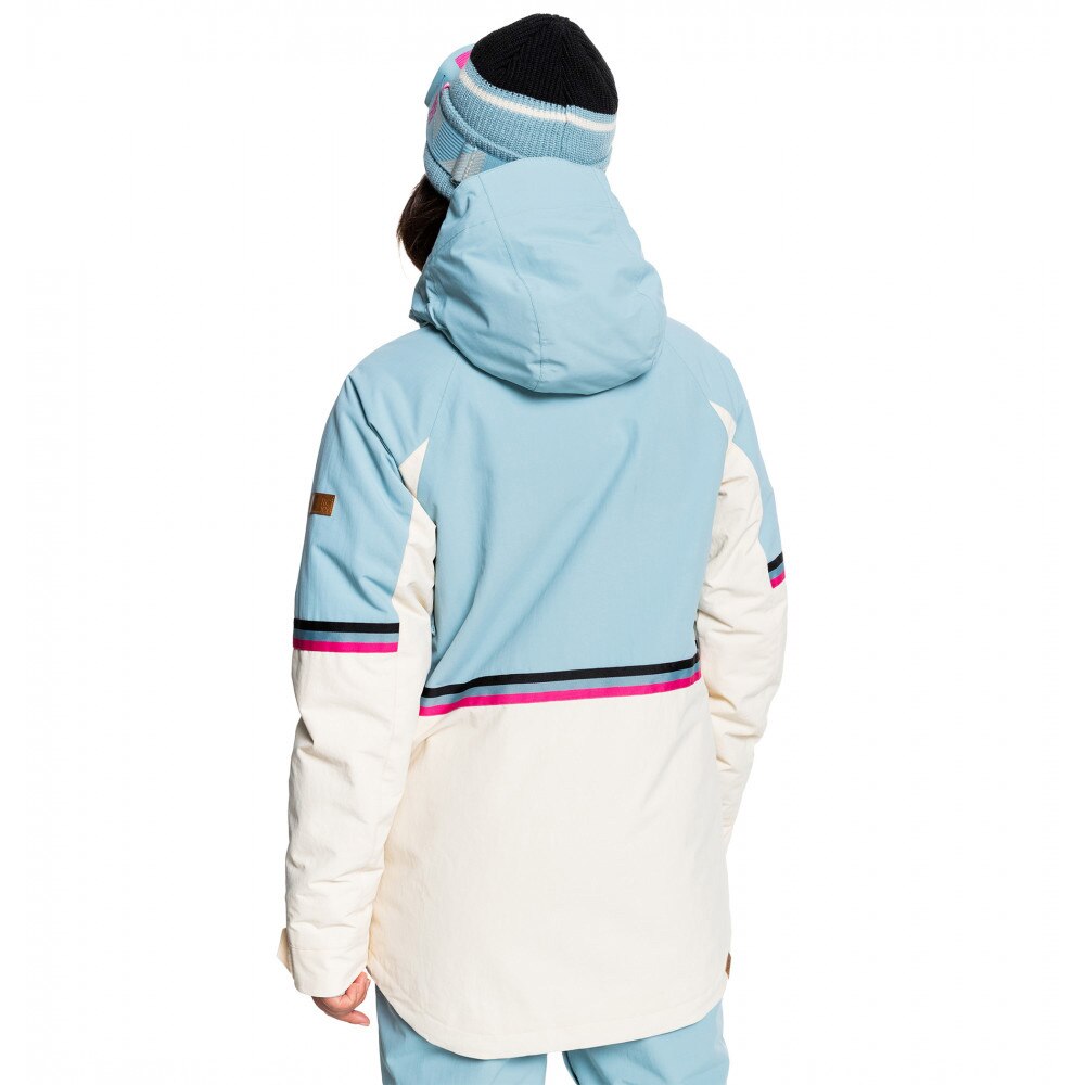 ロキシー（ROXY）（レディース）スノーウェア RITUAL ジャケット ERJTJ03329BHY0 ブルー×ホワイト スキー スノーボード 