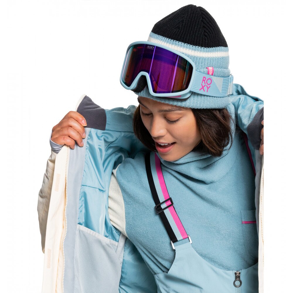 ロキシー（ROXY）（レディース）スノーウェア RITUAL ジャケット ERJTJ03329BHY0 ブルー×ホワイト スキー スノーボード 