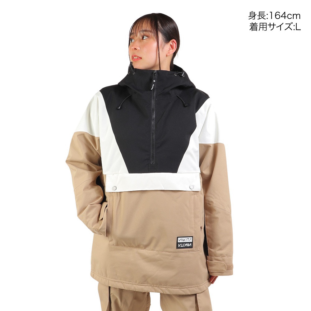 ニキータ（NIKITA）（レディース）スノーボード ウェア ジャケット WILLOW ANORAK JACKET NKT23JK002-BEG