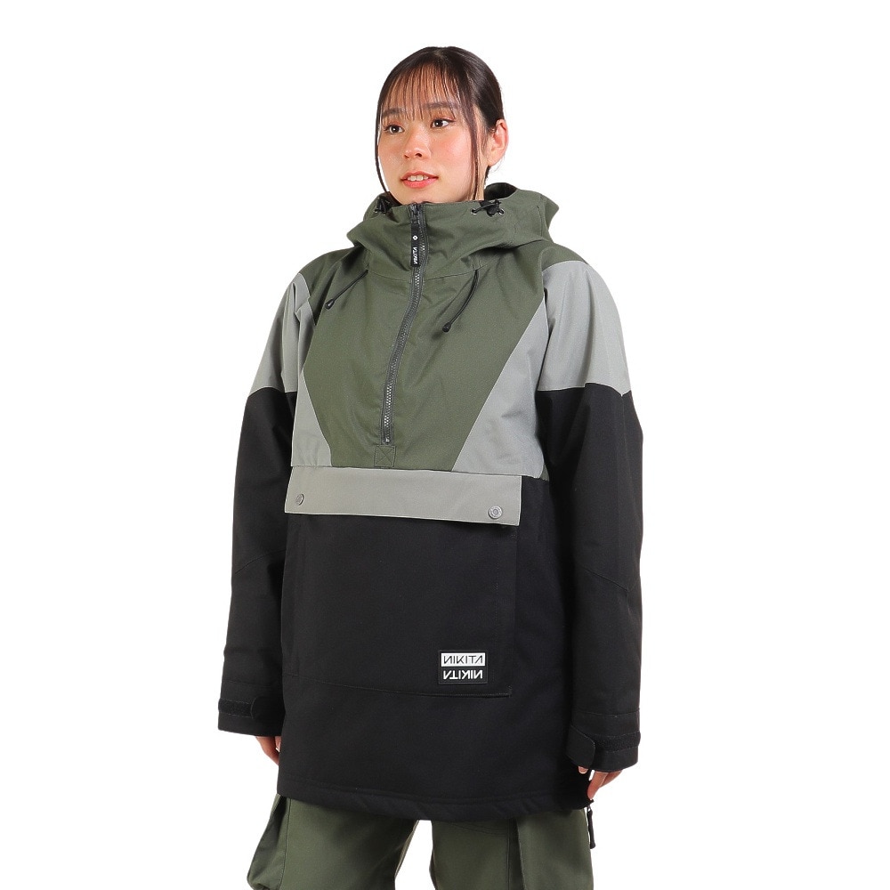 ニキータ（NIKITA）（レディース）スノーボード ウェア ジャケット WILLOW ANORAK JACKET NKT23JK002-BLK