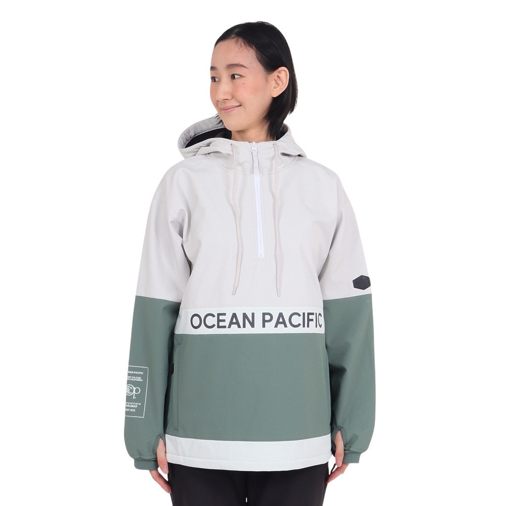 オーシャンパシフィック（Ocean Pacific）（レディース）ボンディングスノーボードジャケット 542404BEG