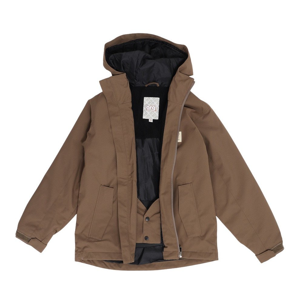 エーアールジー（arg）（レディース）スノーボード ウェア ジャケット PLAIN JACKET ARJ15021 MOCHA