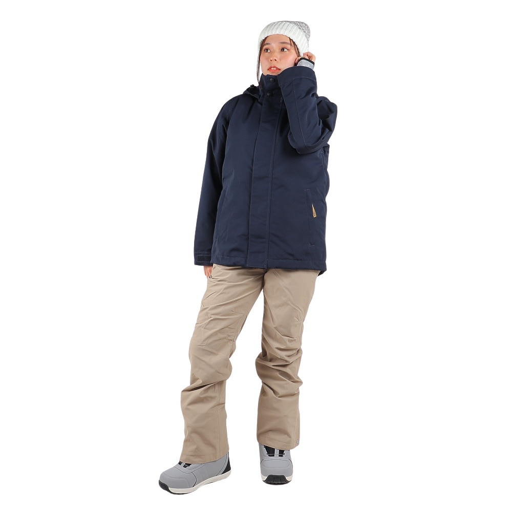 エアボーン（ARBN）（レディース）スノーボード スノボ パンツ ボードウェア ベージュ ストレートロングパンツ 22-23 AB33WW1413 BEG 撥水 保温