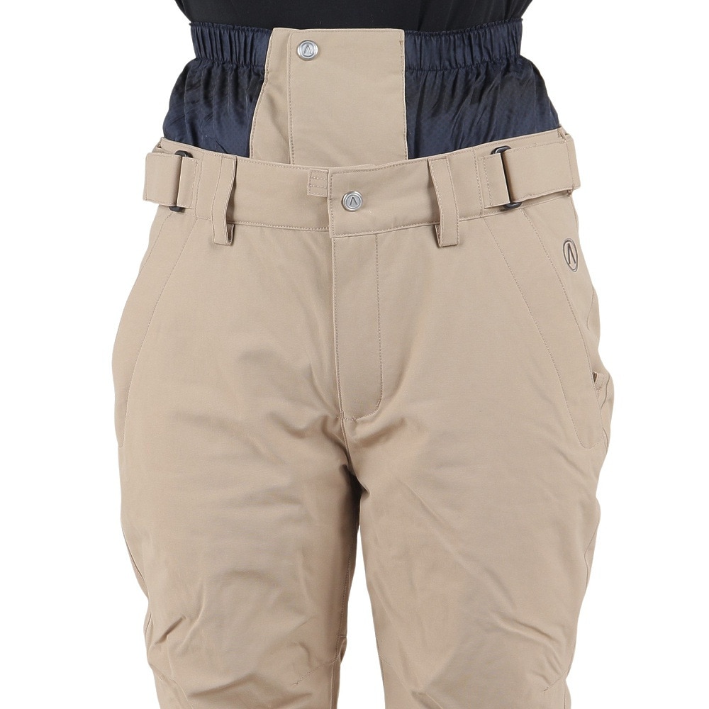 エアボーン（ARBN）（レディース）スノーボード スノボ パンツ ボードウェア ベージュ ストレートロングパンツ 22-23 AB33WW1413 BEG 撥水 保温