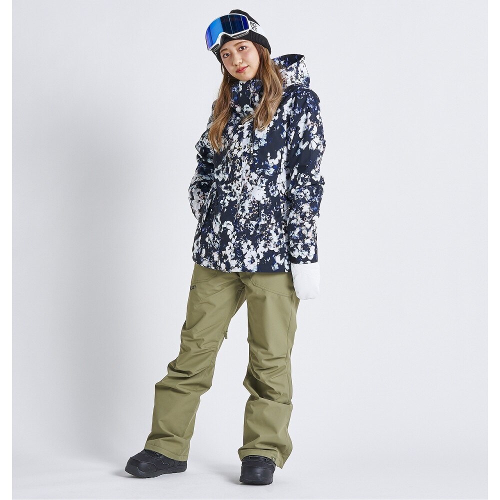 ロキシー（ROXY）（レディース）22-23 ボードウェア SNOWHOLIC NP PT 10K スノーパンツ ERJTP03189 TPC0 カーキ スキー スノーボード