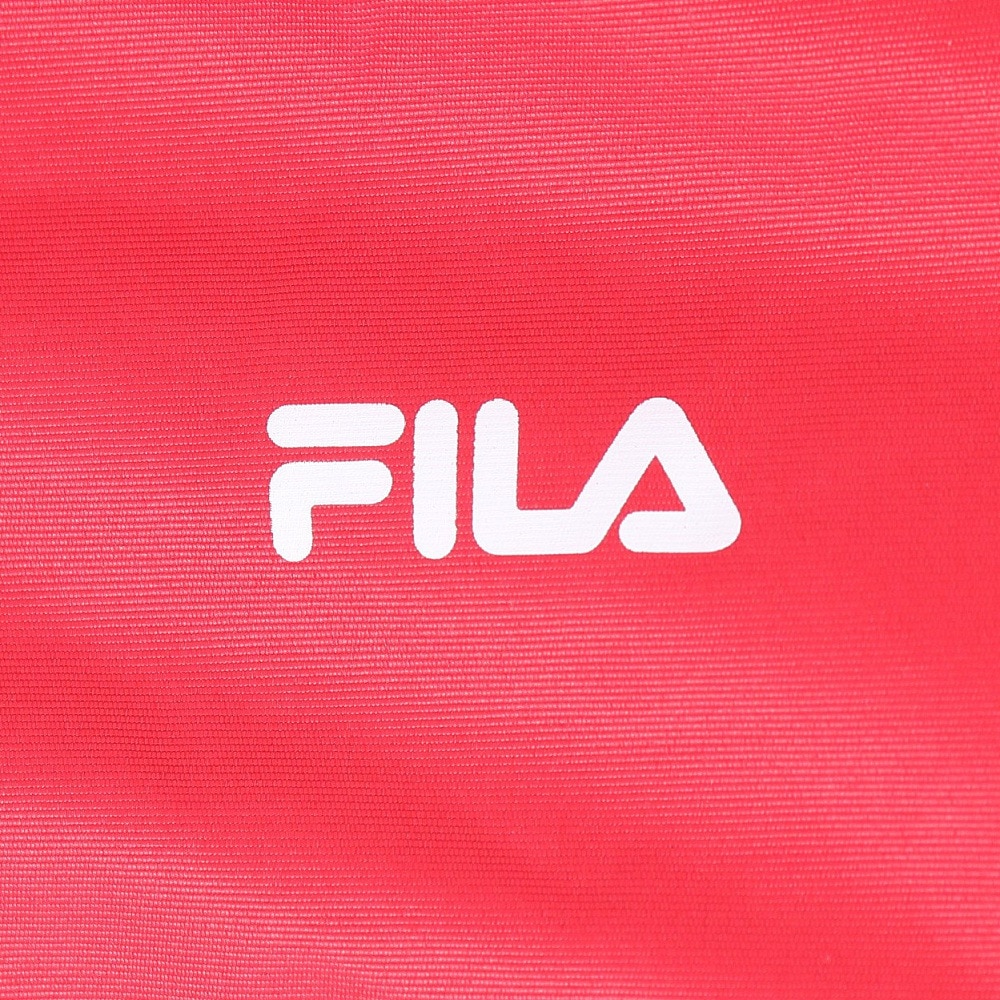 フィラ（FILA）（キッズ）キッズ ボードウェア スキーウェア 上下セット 胸ロゴスノーウェア 142-717RD レッド サイズ調整 スキー スノーボード