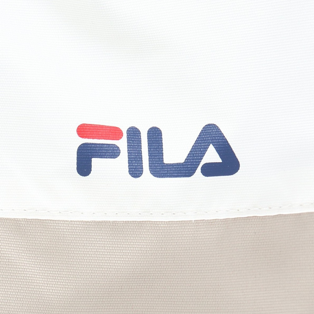 フィラ（FILA）（キッズ）キッズ ボードウェア スキーウェア ビックロゴスノーウェア 上下セット 142-716BE ベージュ サイズ調整