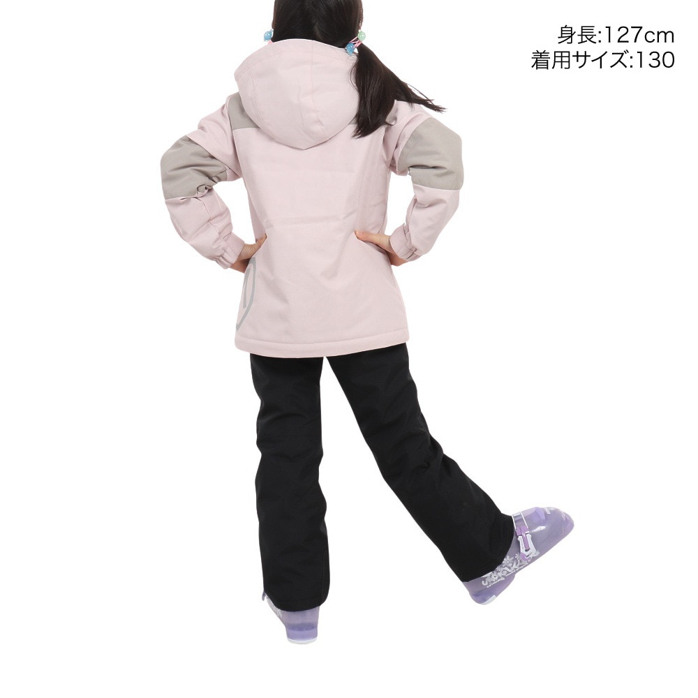 エアボーン（ARBN）（キッズ）ジュニア スキー スノーボード ウェア 上下セット 24 STYLISH GIRLS AB43WW1533J KHK