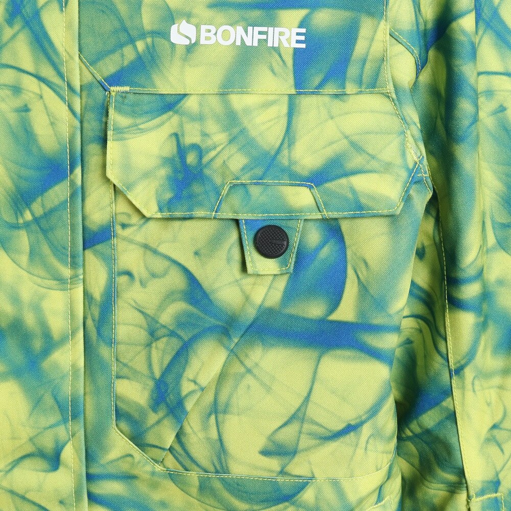 ボンファイア（Bonfire）（キッズ）スノーウェア キッズ ボーイズ PICH YOUTH ジャケット LIME 130 140 150 160