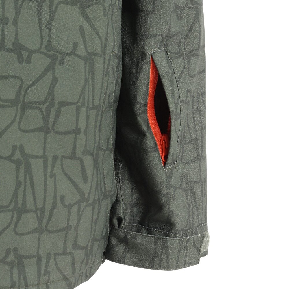 ディーシーシューズ（DC SHOES）（キッズ）ジュニア 子供 スノーボード ウェア ジャケット BASIS PRINT YOUTH JACKET 24SNADBTJ03022XGGG