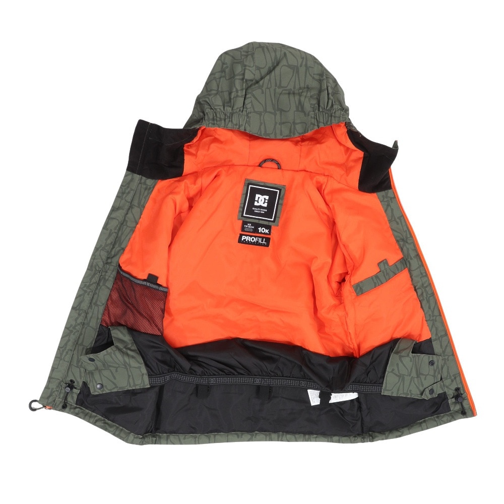 ディーシーシューズ（DC SHOES）（キッズ）ジュニア 子供 スノーボード ウェア ジャケット BASIS PRINT YOUTH JACKET 24SNADBTJ03022XGGG