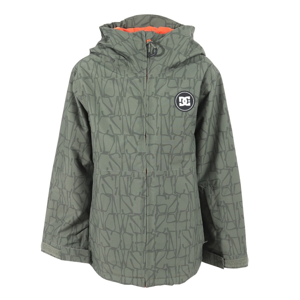 ディーシーシューズ（DC SHOES）（キッズ）ジュニア 子供 スノーボード ウェア ジャケット BASIS PRINT YOUTH JACKET 24SNADBTJ03022XGGG