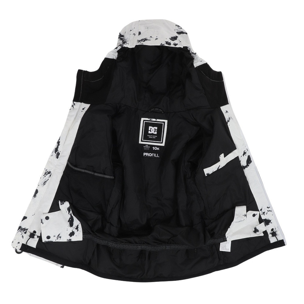 ディーシーシューズ（DC SHOES）（キッズ）ジュニア 子供 スノーボード ウェア ジャケット BASIS PRINT YOUTH JACKET 24SNADBTJ03022XWSK