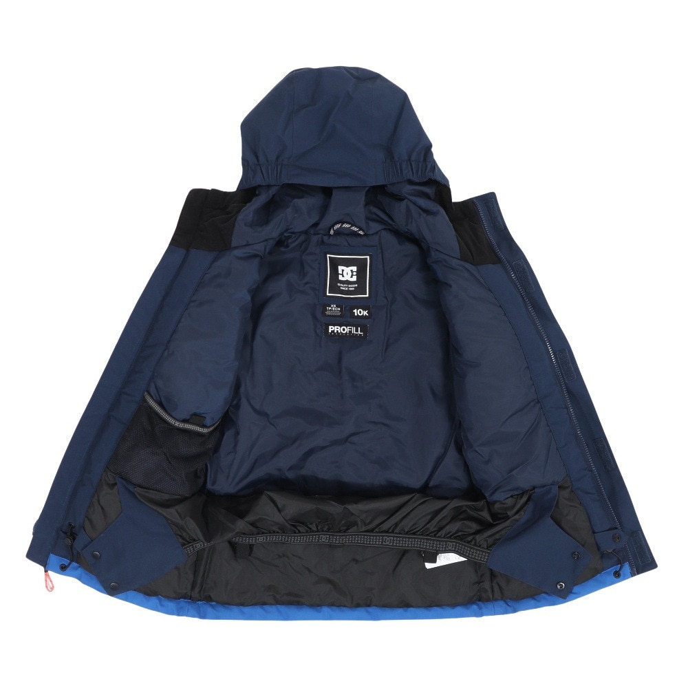 ディーシーシューズ（DC SHOES）（キッズ）ジュニア 子供 スノーボード ウェア ジャケット BASIS PRINT YOUTH JACKET 24SNADBTJ03023BTK0