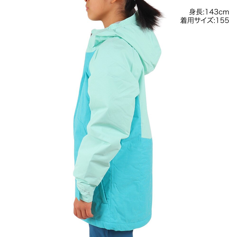 コロンビア（Columbia）（キッズ）ジュニア ガールズ アルパインアクション Ⅱ ジャケット SG0222 336 サイズ調整 防水透湿 スキー スノーボード 雪遊び