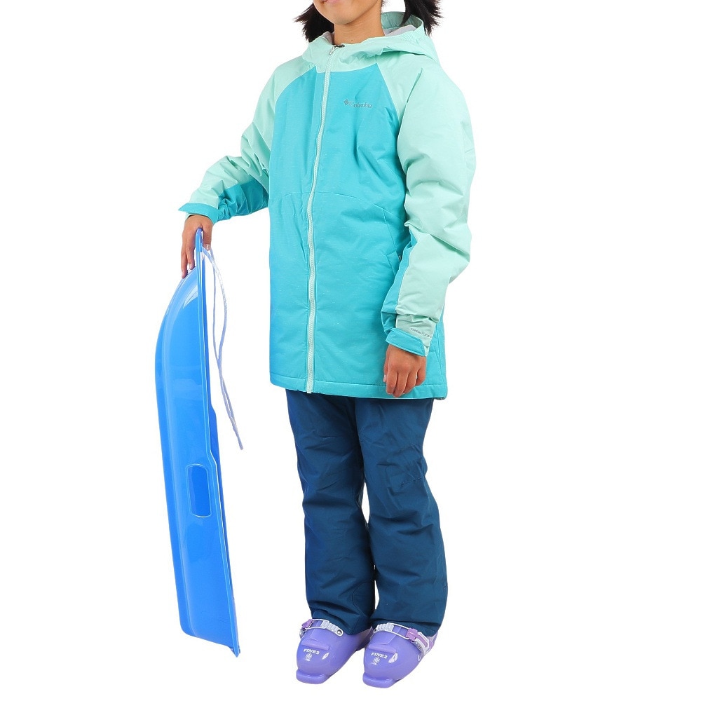 コロンビア（Columbia）（キッズ）ジュニア ガールズ アルパインアクション Ⅱ ジャケット SG0222 336 サイズ調整 防水透湿 スキー スノーボード 雪遊び