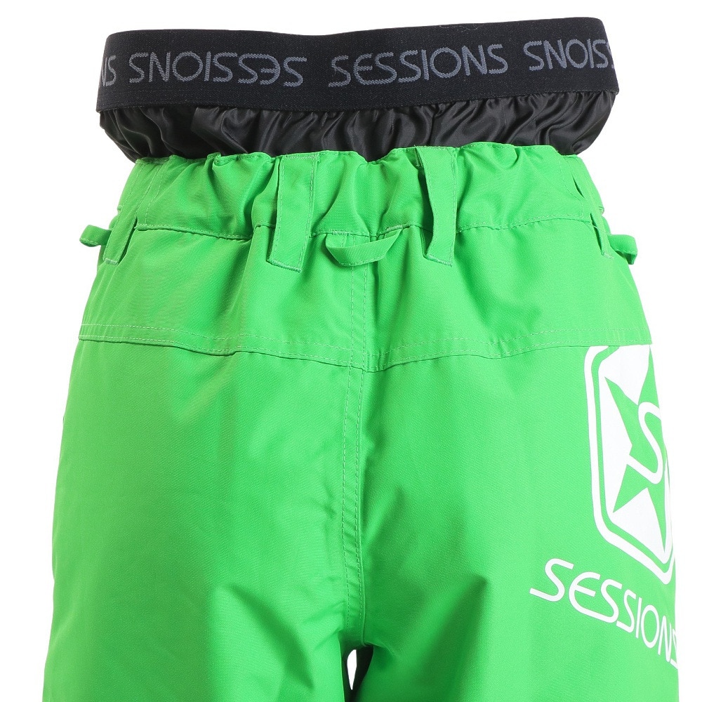 SESSIONS（キッズ）YOUTH SQUADRON STANDARD FIT パンツ WWG SSFW21Y005J NEON GREEN