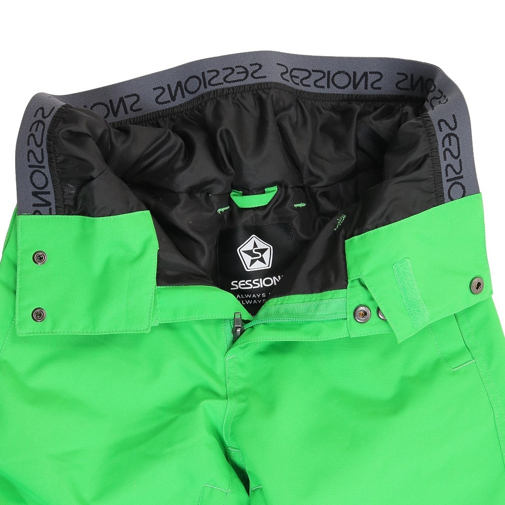 SESSIONS（キッズ）YOUTH SQUADRON STANDARD FIT パンツ WWG SSFW21Y005J NEON GREEN