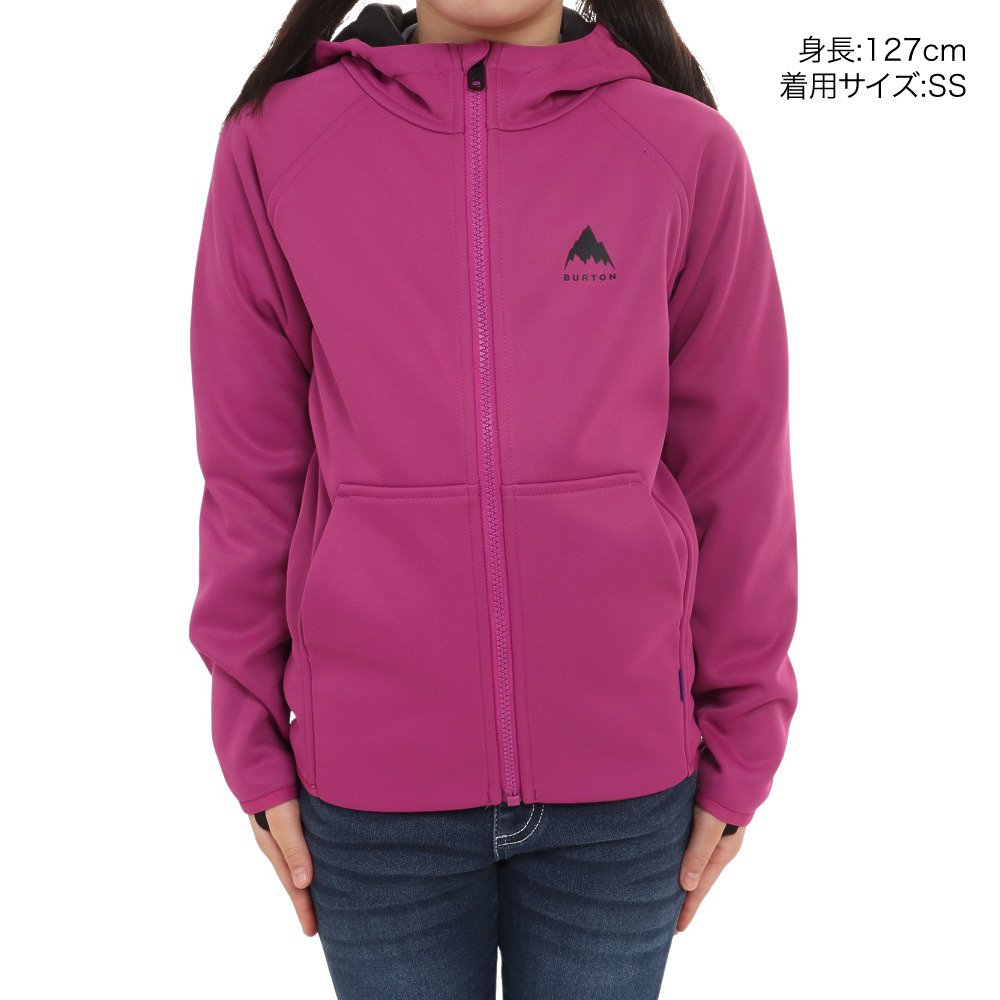 バートン（BURTON）（キッズ）ジュニア クラウン ウェザープルーフ フルジップ フリース 22121104501