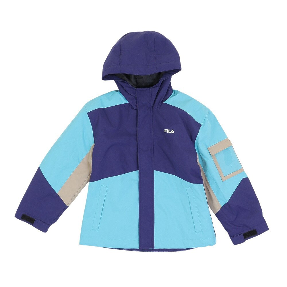 フィラ（FILA）（キッズ）ジュニア スノーウェア 上下セット 143-720NV サイズ調整