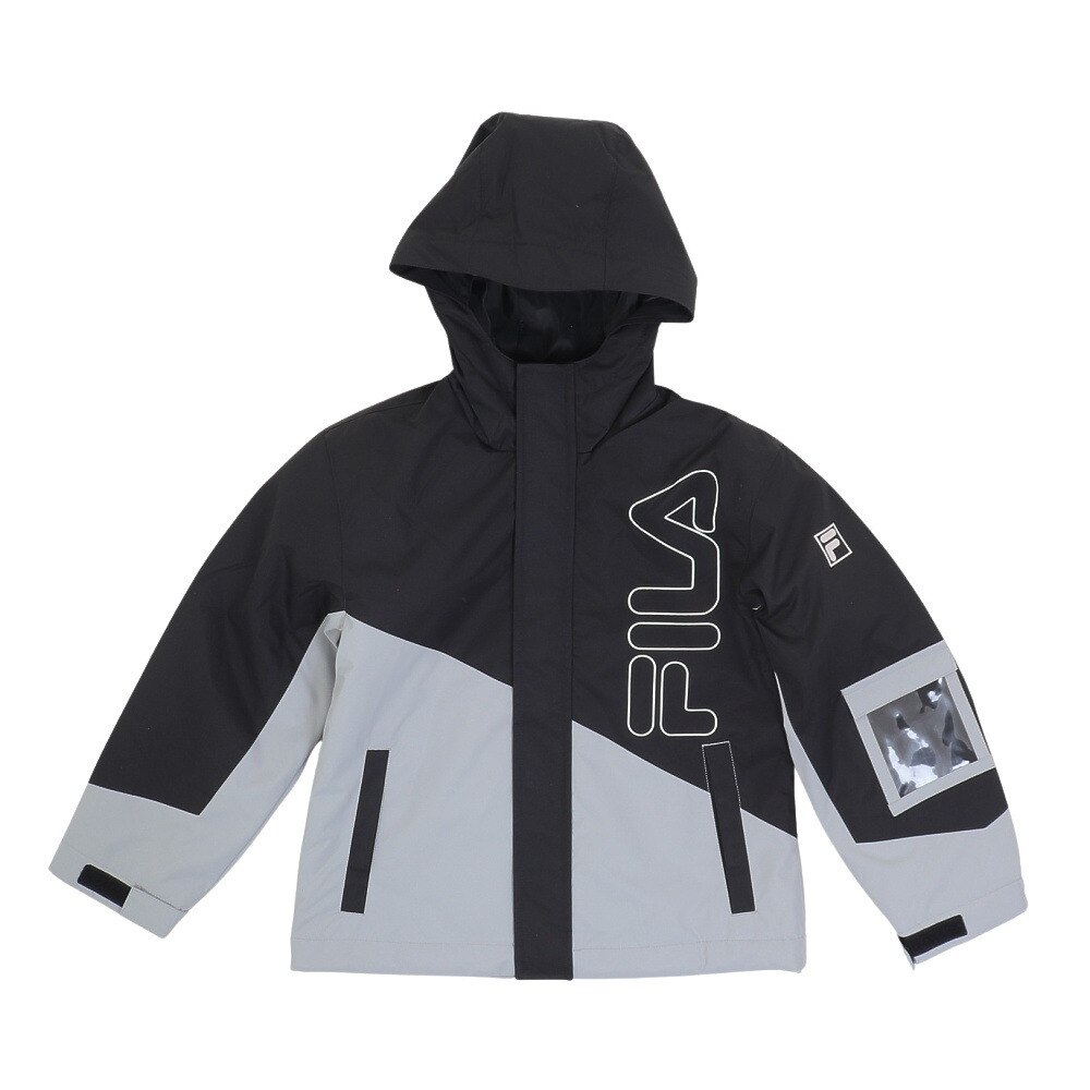 フィラ（FILA）（キッズ）ジュニア スノーウェア 上下セット 143-721BK サイズ調整