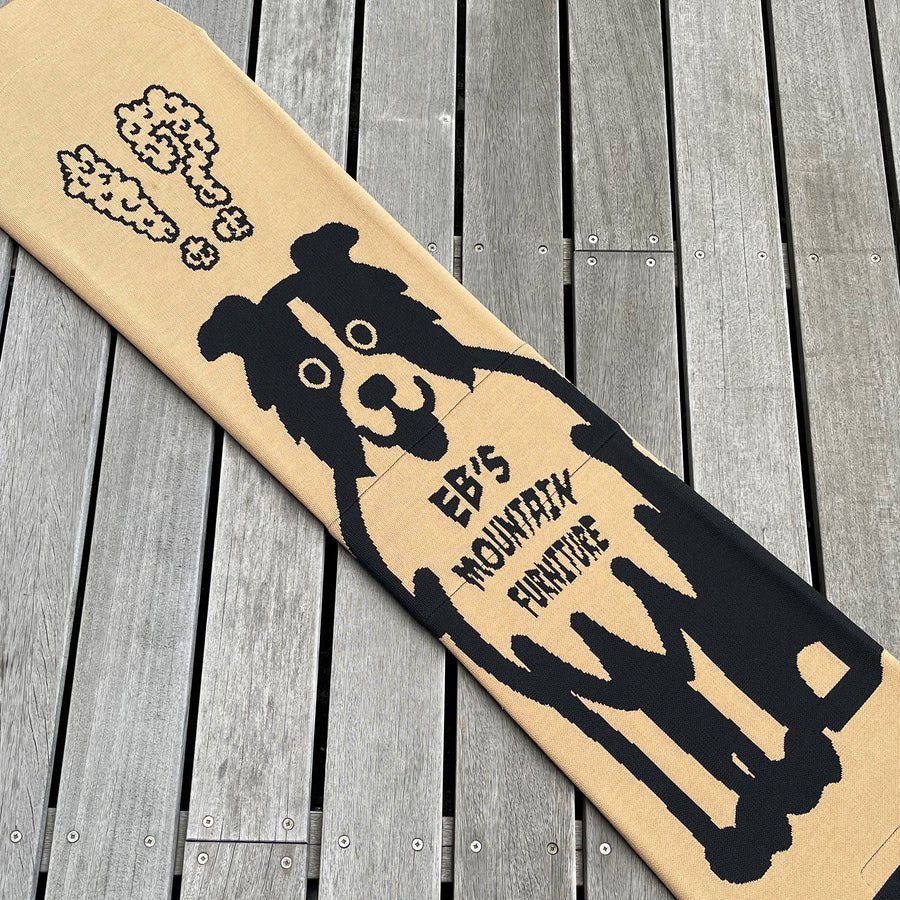 エビス（ebs）（メンズ、レディース）ニットカバー ボードカバー スノーボード 4300317-KNIT COVER DOG BEIGE