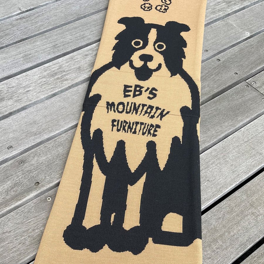 エビス（ebs）（メンズ、レディース）ニットカバー ボードカバー スノーボード 4300317-KNIT COVER DOG BEIGE