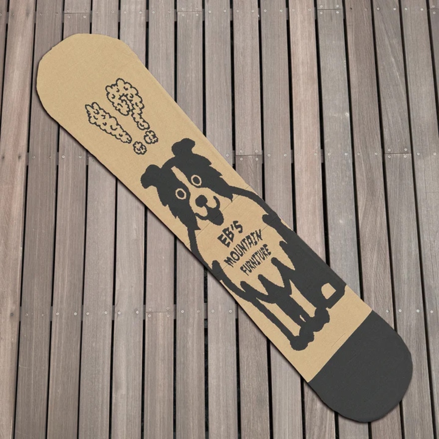 エビス（ebs）（メンズ、レディース）ニットカバー ドッグ ボードケース ベージュ 4400319-KNIT DOG BEIGE