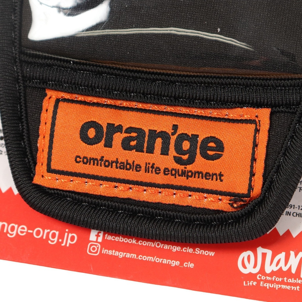 オレンジ（ORANGE）（メンズ、レディース、キッズ）Pass Case GV パスケースGV 201245 1001 グローブ マジックテープ 紛失防止 スノーボード